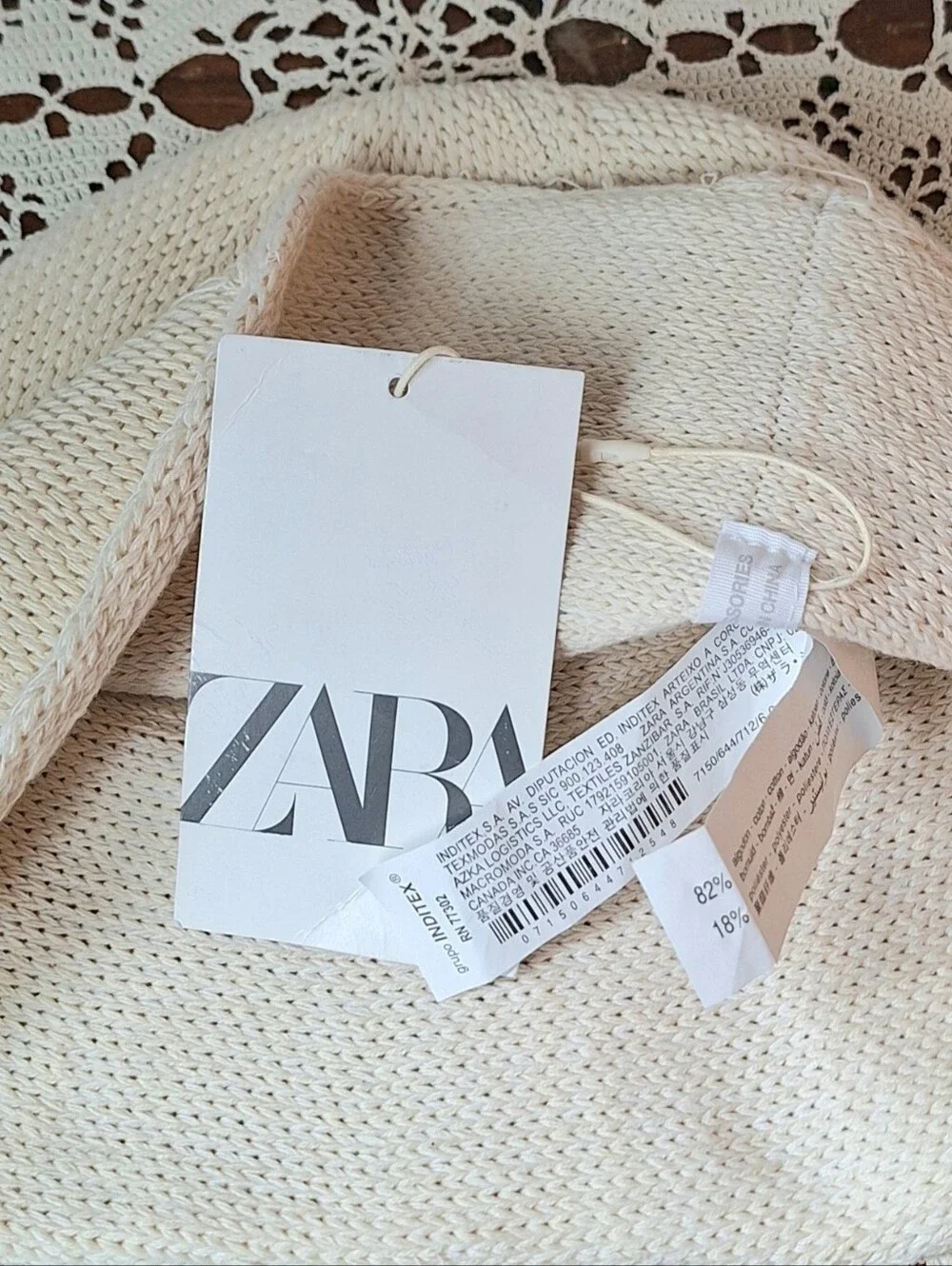 Zara Streetwear Knit Bucket Hat, Child 6-9 Years, NWT